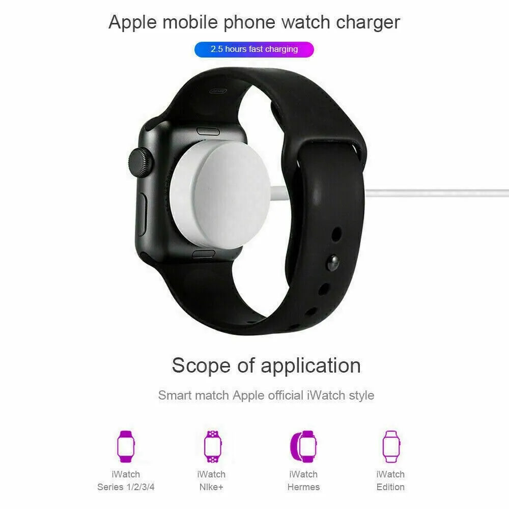 MAGNETIC CHARGER DOCK TYPE-C 1M CABLE For APPLE WATCH Ultra 9 8 7 SE 6 5 4 3
